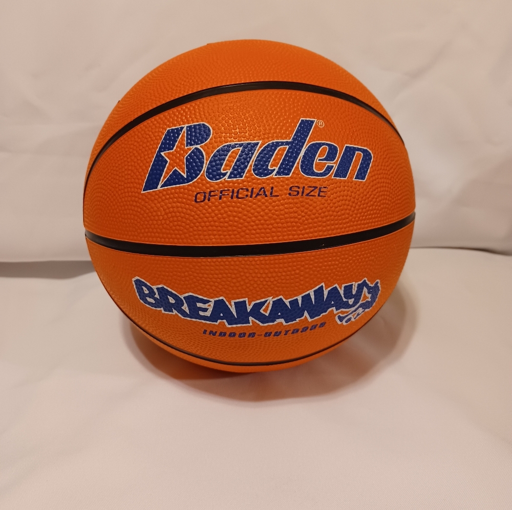 Baden Official size 29.5" Rubber Basketball - Breakaway Indoor/Outdoor *